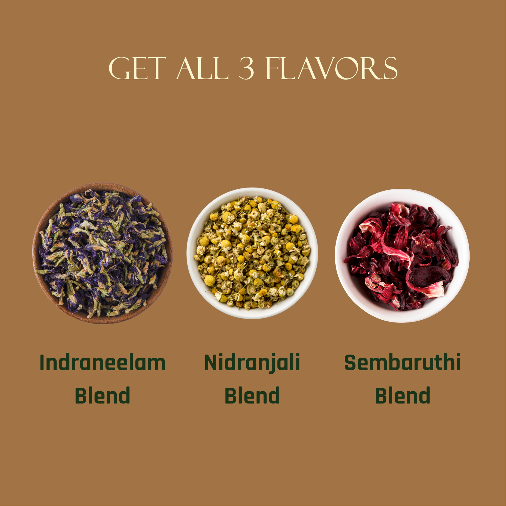 The Floral Infusion Journey - All 3 Blends Farm To Cups