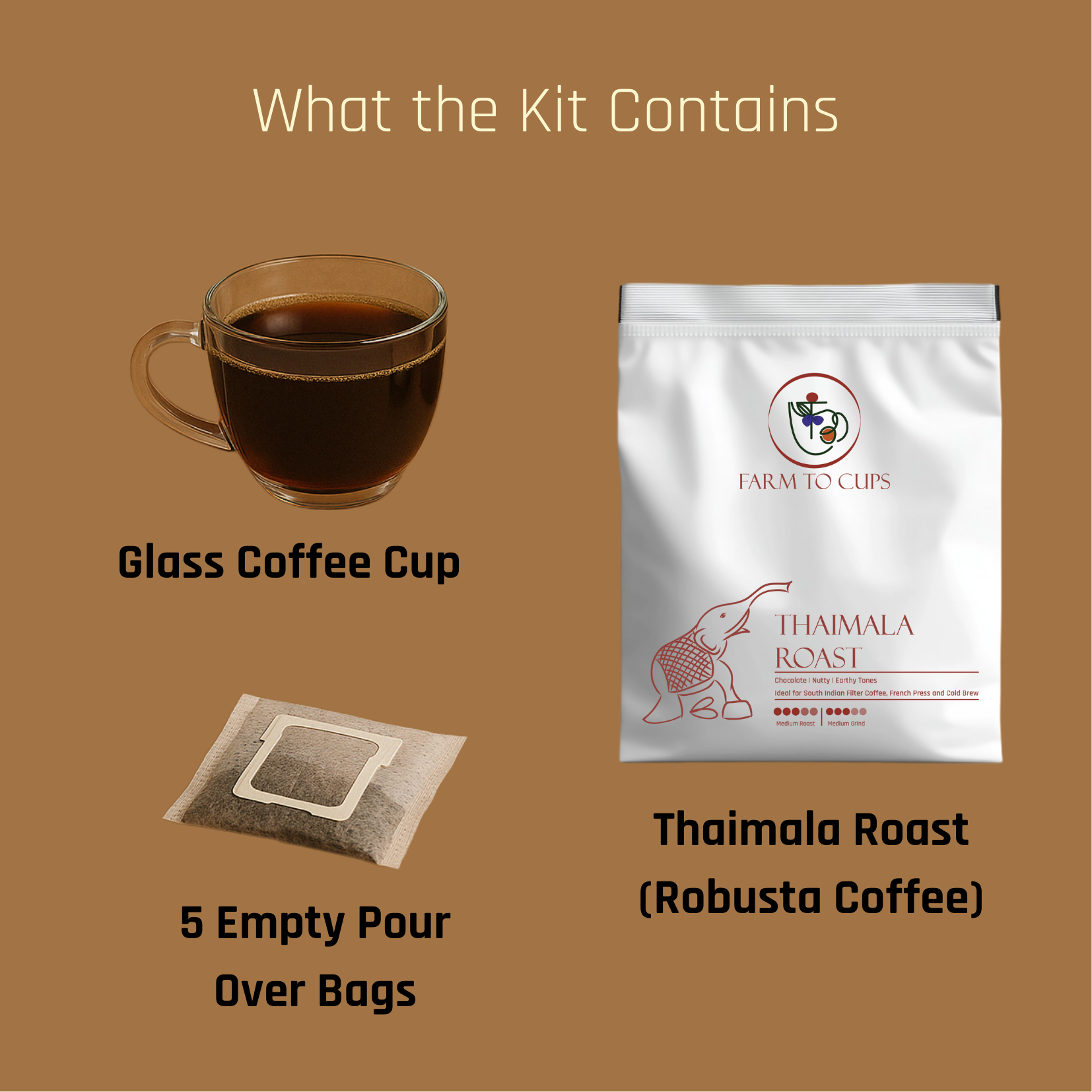 Thaimala Self Brew Kit – Bold Coffee, Brewed Your Way