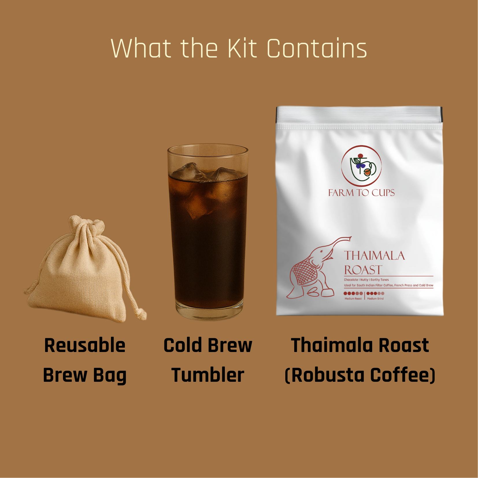 Thaimala Cold Brew Kit – Strong Coffee, Served Cold