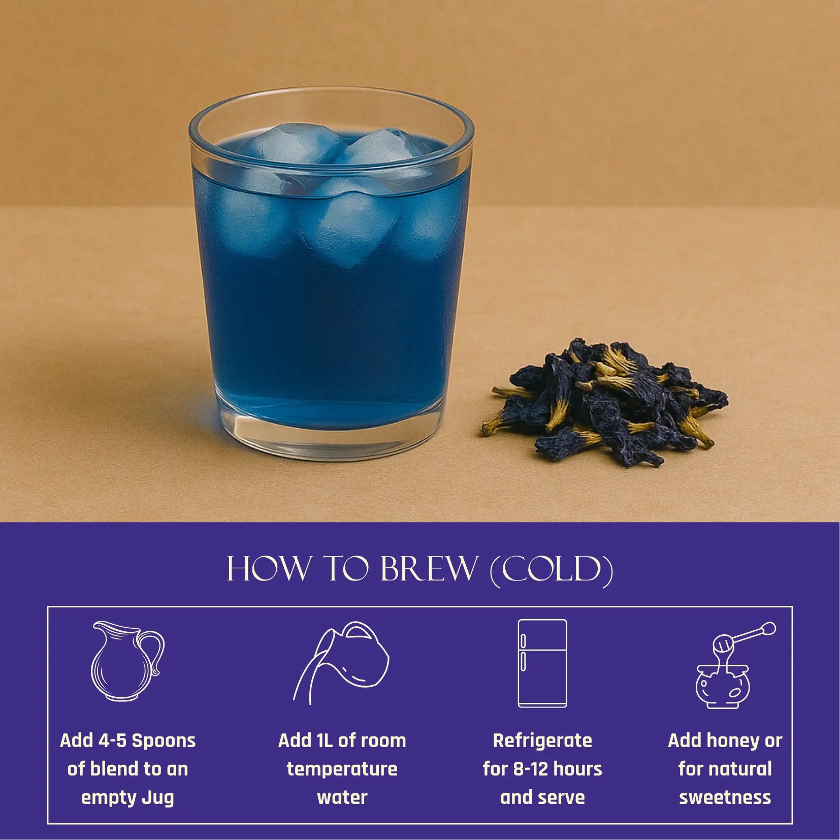 Indraneelam Blend | Blue Pea Flower Infusion