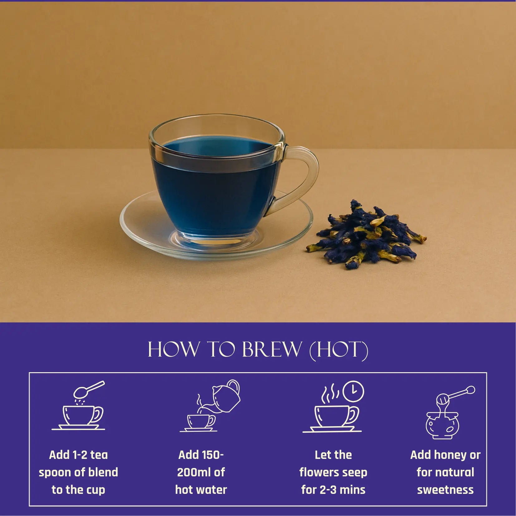 Indraneelam Blend | Blue Pea Flower Infusion