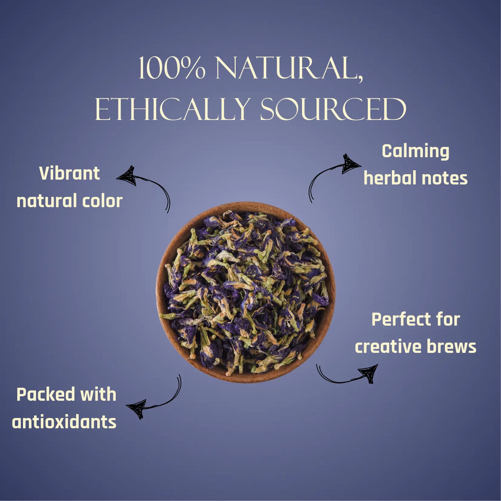 Indraneelam Blend | Blue Pea Flower Infusion