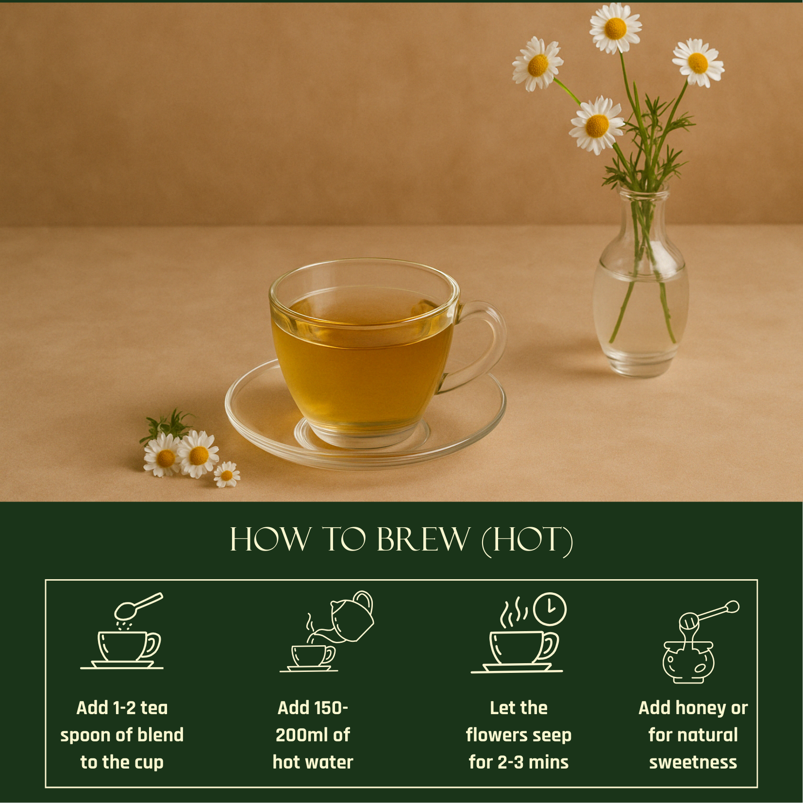 Nidranjali Blend | Chamomile Floral Infusion