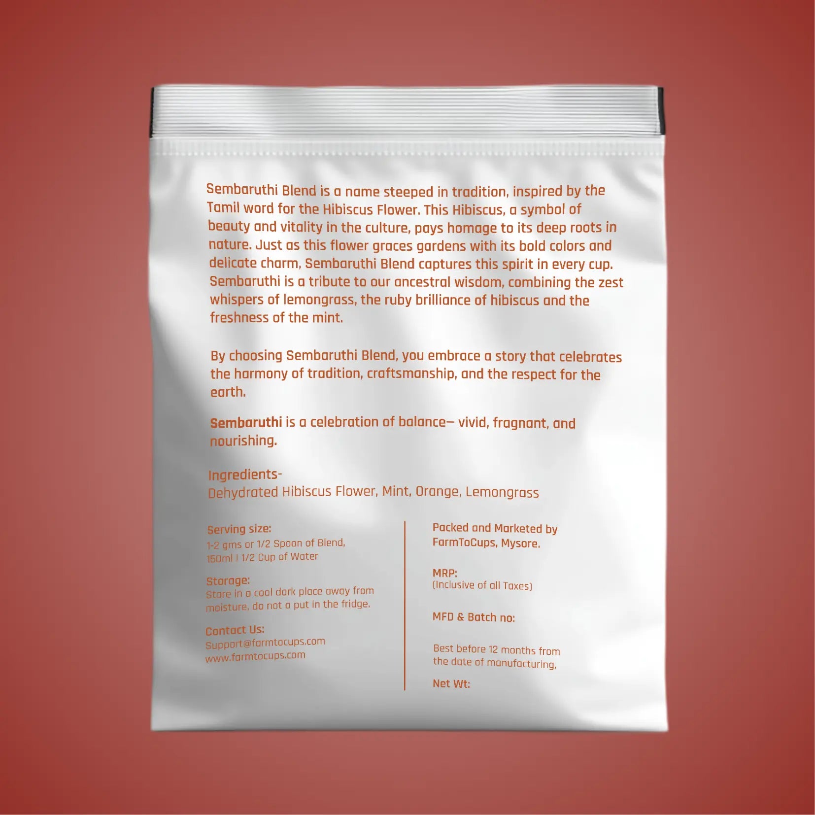 Sembaruthi Blend | Hibiscus Floral Infusion